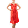 Eva Paris-2 Pes Set Nighty With Gawn Red Night Wear-K75-3347