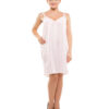 Eva Paris-2 Pes Set Nighty With Gawn Pink Night Wear-K75-3349