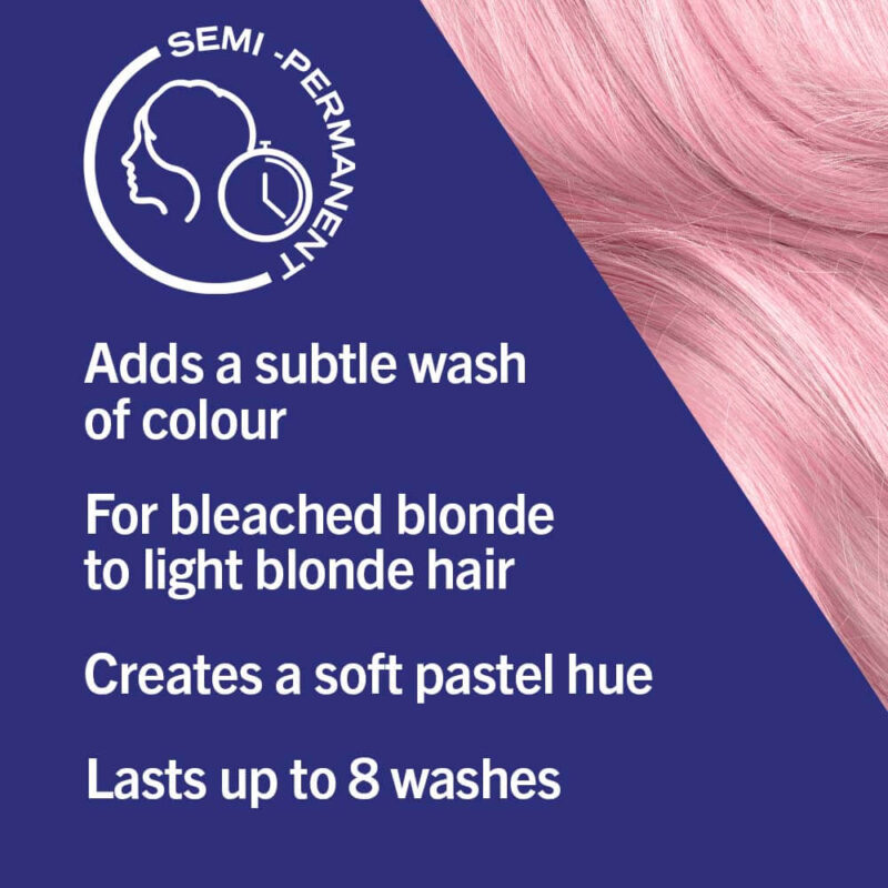 Schwarzkopf LIVE Ultra Brights SEMI-PERMANENT COLOUR P123 ROSE GOLD - Image 3