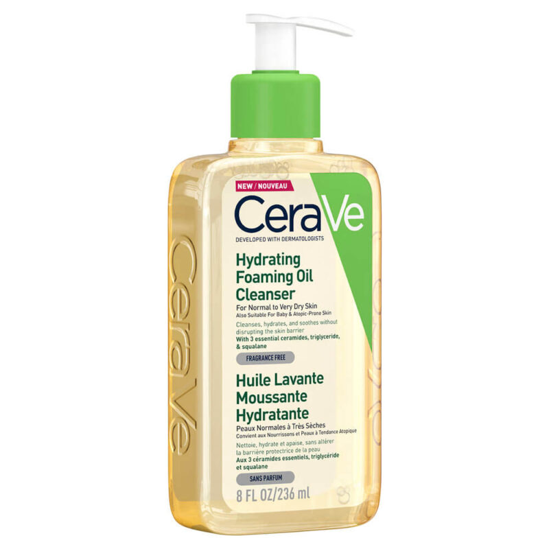 CeraVe Hydrating Foaming Oil Cleanser - 236ml - Image 2