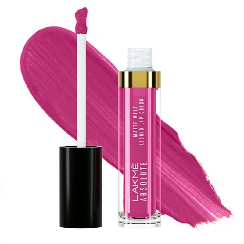 Lakme Absolute Matte Melt Liquid Lip Color 233 Firey Pink