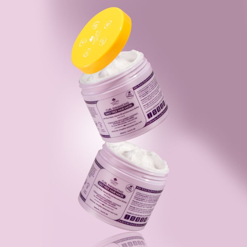 NATURE SPELL - CURL ENHANCING SALT FREE HAIR MASK 400ML - Image 2