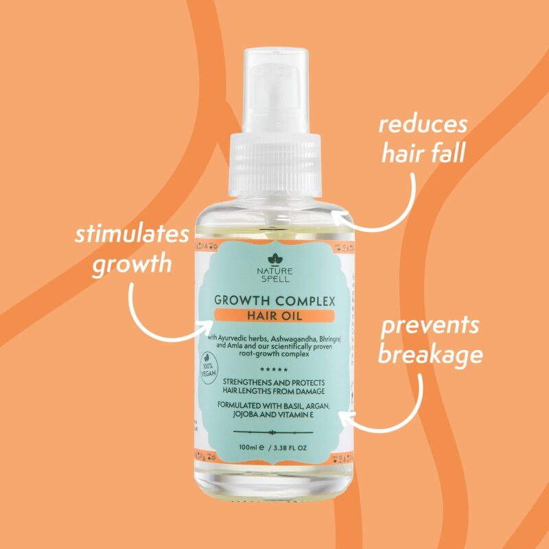 NATURE SPELL - GROWTH COMPLEX HAIR OIL 100ML - Image 9