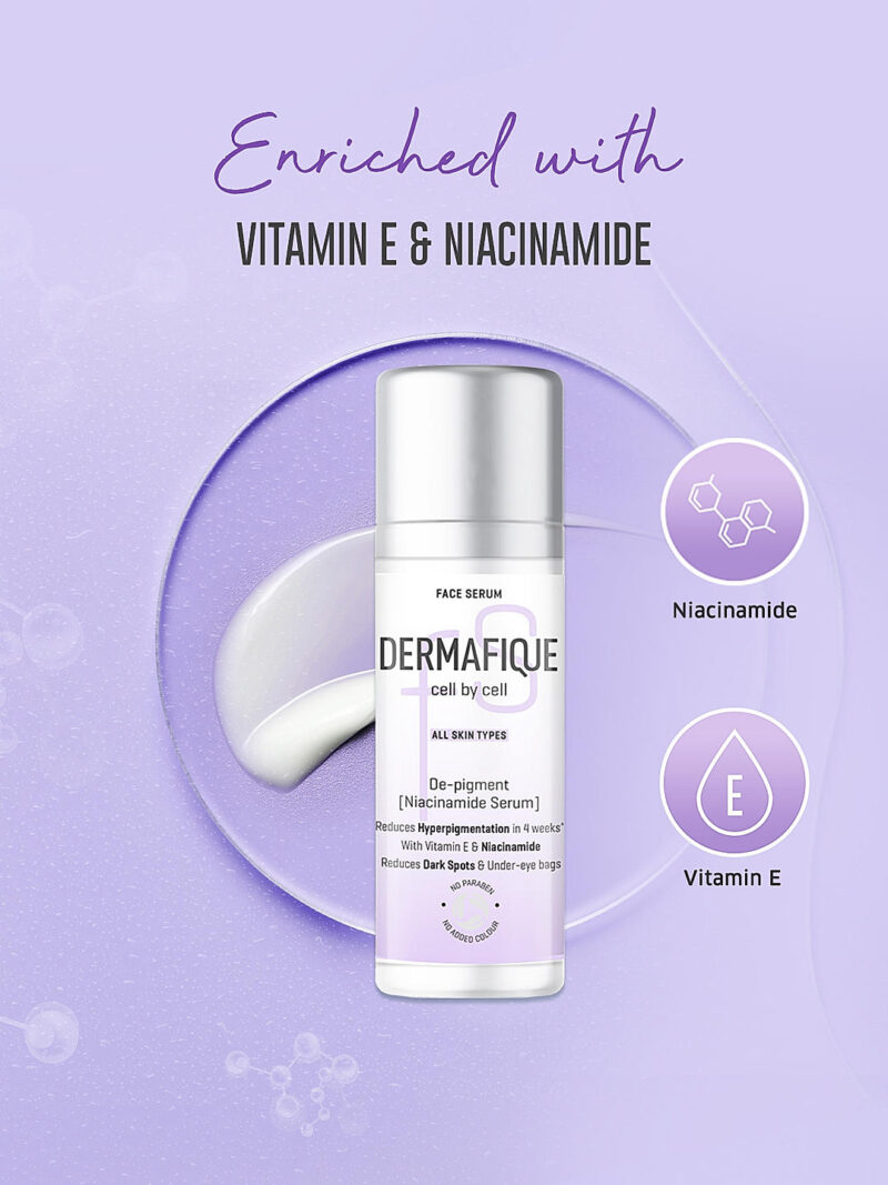DERMAFIQUE De-Pigment Niacinamide Serum 30 ml - Image 2