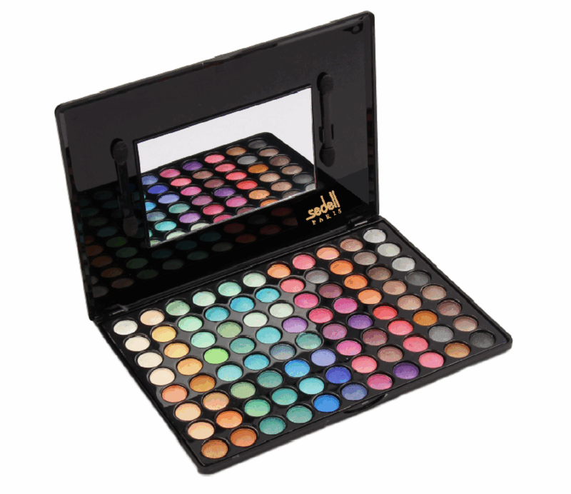 Sedel Professional Diamond Shimmer matte Powder Makeup  Eye Shadow Palette Set of 88 Colors - Image 4