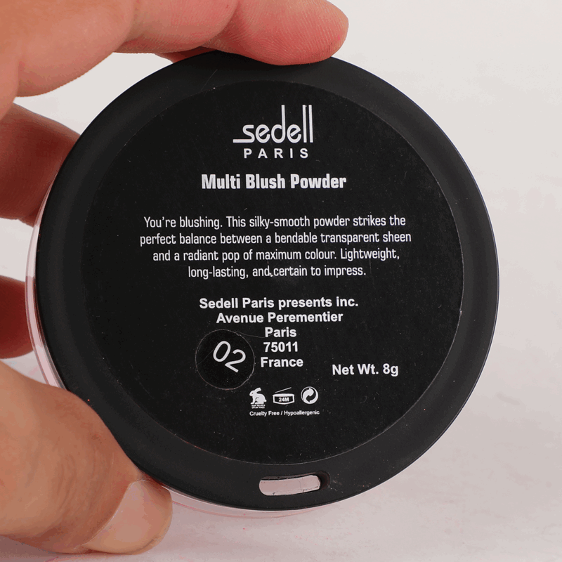Sedell Professional Multi Blush Powder - 8gm - Image 2