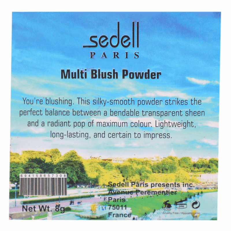 Sedell Professional Multi Blush Powder - 8gm - Image 6