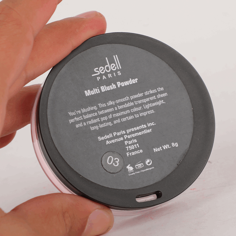 Sedell Professional Multi Blush Powder - 8gm - Image 5
