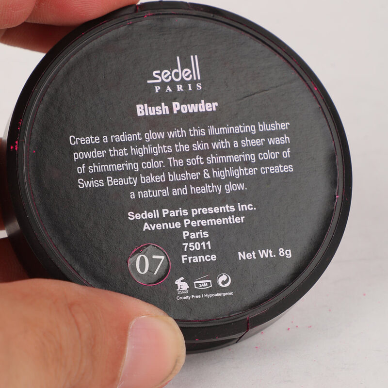 Sedell Professional Multi Blush Powder Pink - 8gm - Image 6