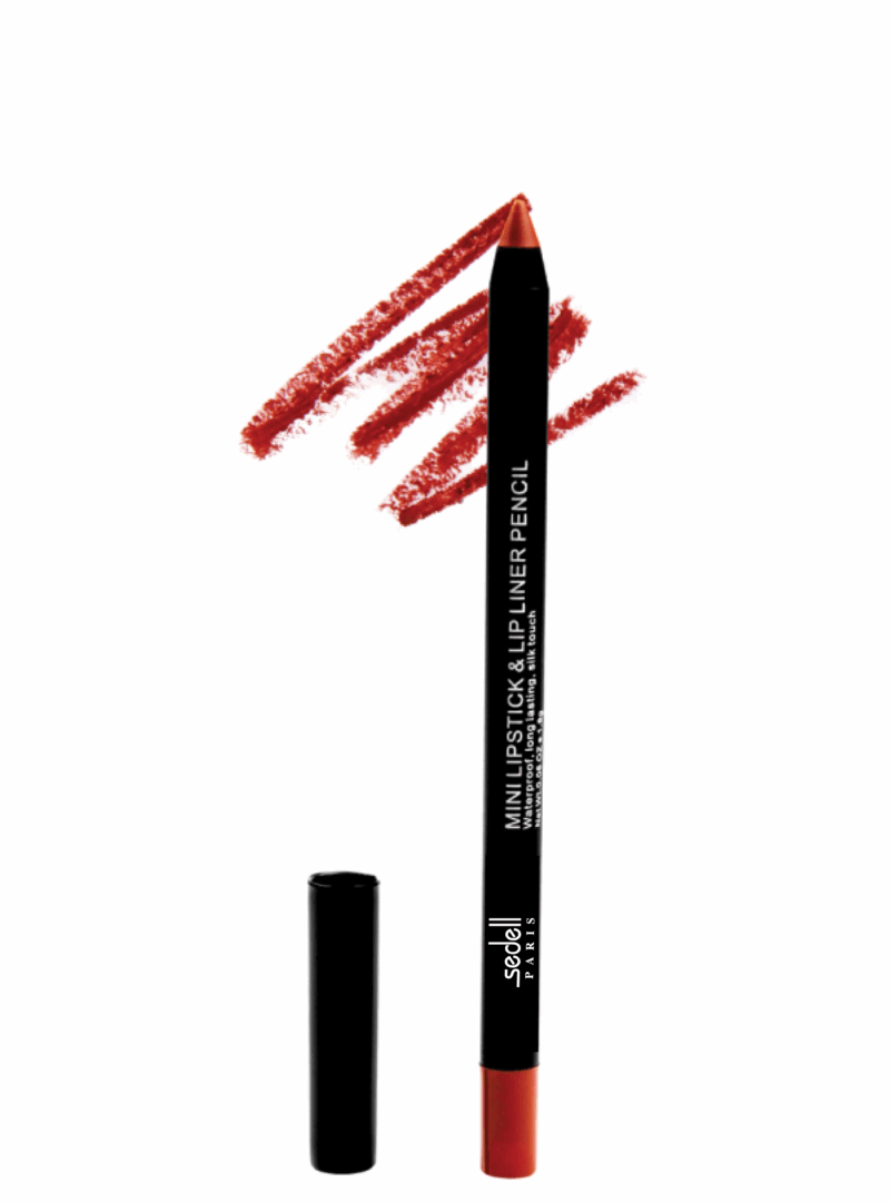 Sedell Paris Mini Lipstick & Lip Liner Pencil Sweet Cherry - 1.4g