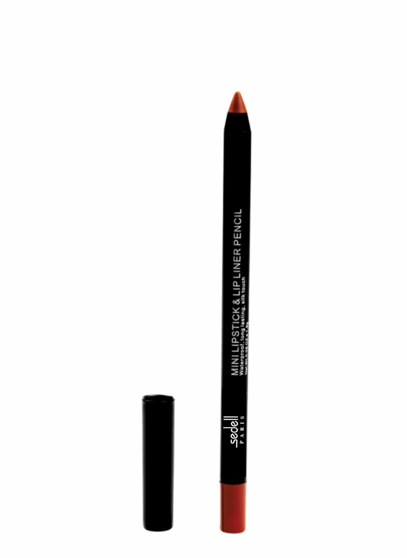 Sedell Paris Mini Lipstick & Lip Liner Pencil Sweet Cherry - 1.4g - Image 2