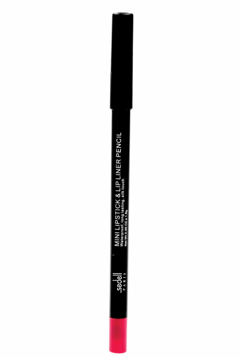 Sedell Paris Mini Lipstick & Lip Liner Pencil Barbie Pink - 1.4g - Image 5