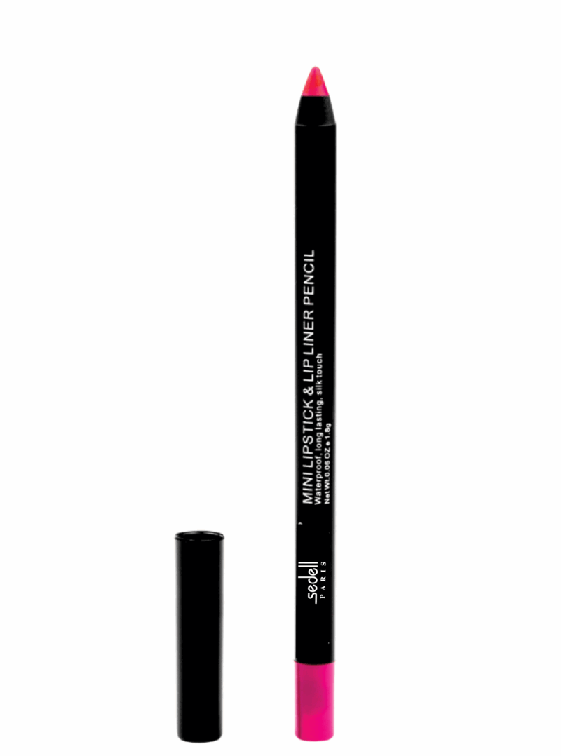 Sedell Paris Mini Lipstick & Lip Liner Pencil Barbie Pink - 1.4g - Image 2