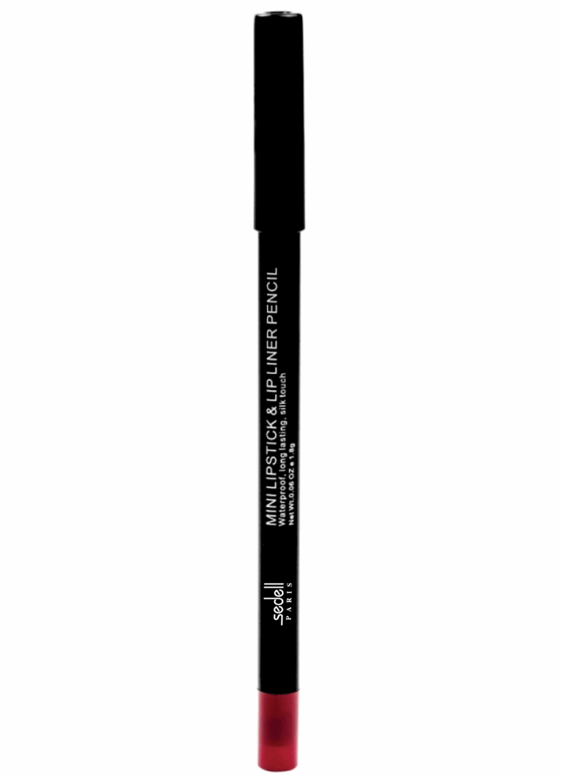 Sedell Paris Mini Lipstick & Lip Liner Pencil Sip Of Red Wine - 1.4g - Image 4