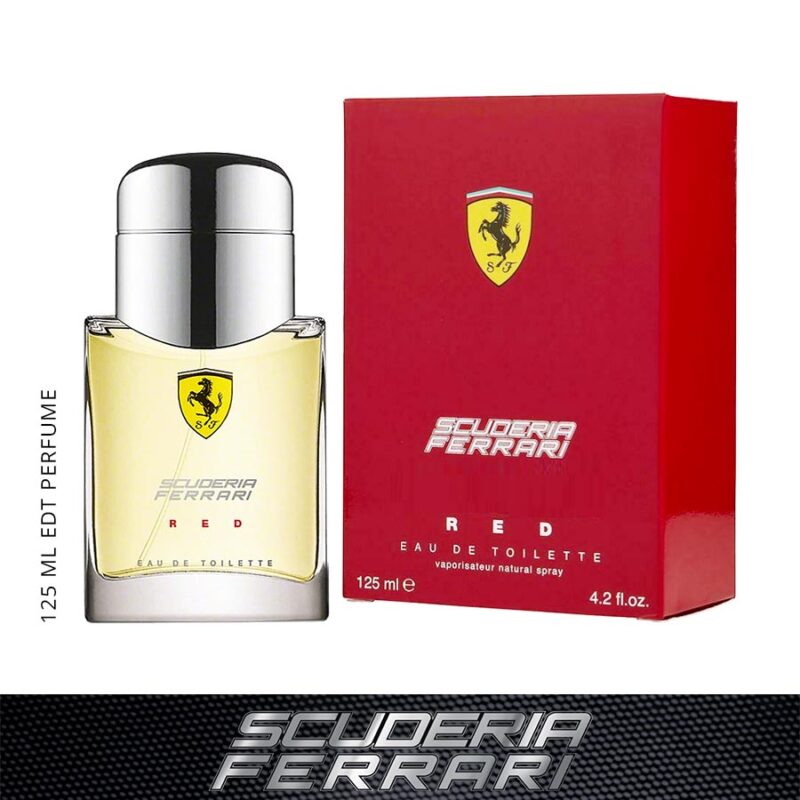 Ferrari Scuderia Red EDT Perfume Spray For Men - 125ml - Image 2