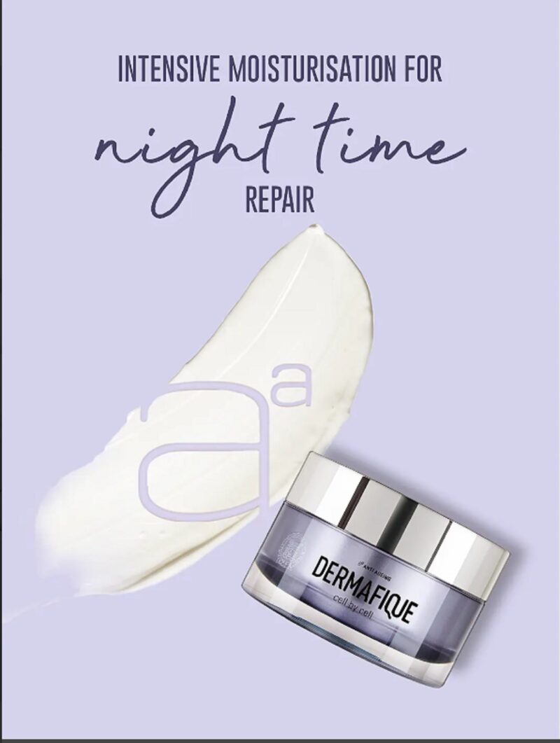 Dermafique Age Defying - Nuit Night Cream, For All Skin Types, Dermatologist Tested, Anti-ageing Creme, 50 g - Image 3