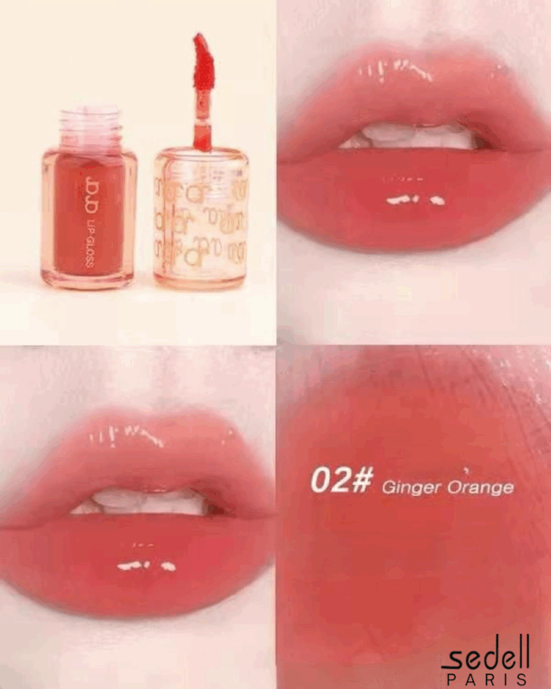 Sedell Paris Moisturizing and Nourishing Water Gloss Lip Glaze 3.3g-#02 - Image 2