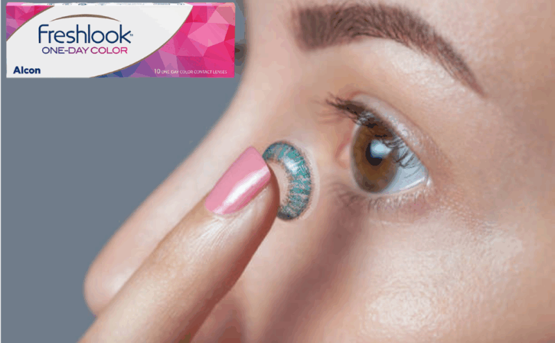 Freshlook Alcon Oneday|Daily Disposable Color Contact Lenses (-00.00,Hazel,Pack of 10) - Image 5