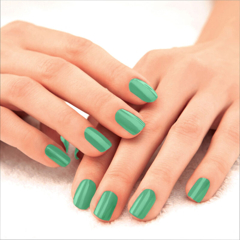 LAKMÃ‰ 9to5 Primer + Gloss Nail Colour, Mint Twist, 6 ml - Image 3