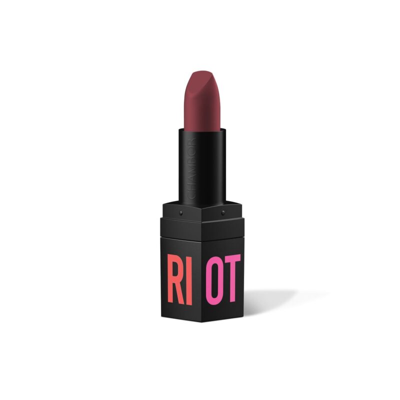 Chambor Matte Riot Lipstick Make up - Cafe Noir #259 - Image 2
