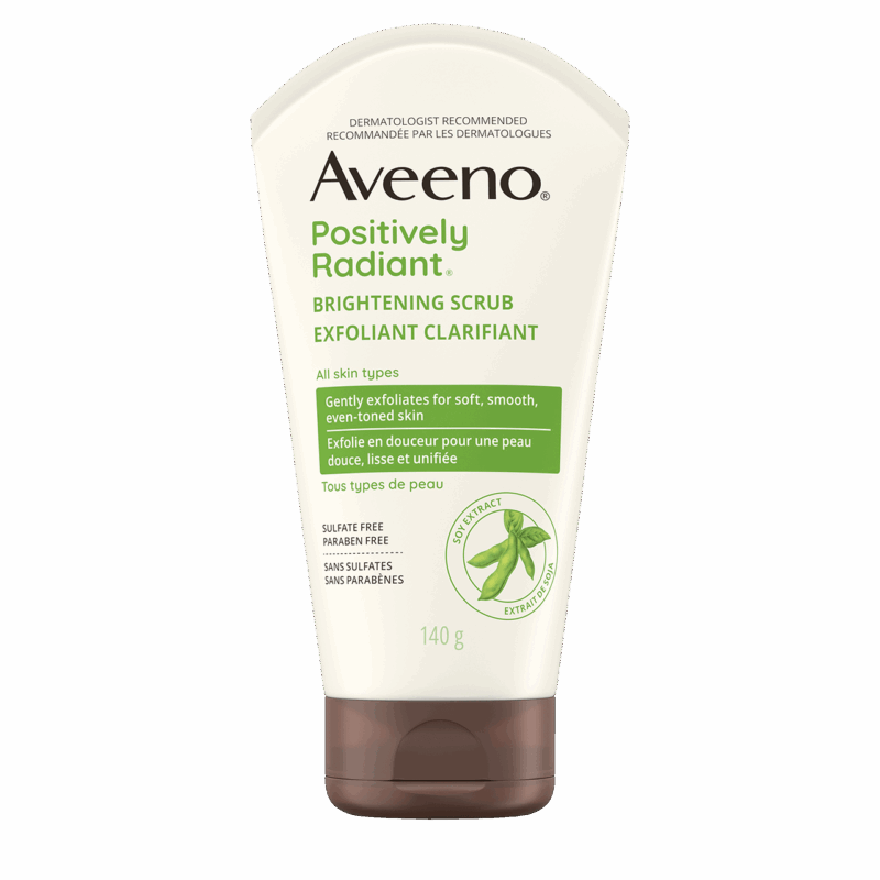 Aveeno Positively Radiant Skin Brightening Daily Scrub 140gm