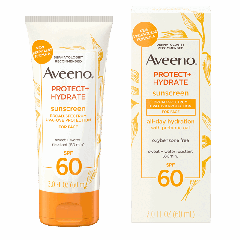 Aveeno Protect+Hydrate sunscreen For Face SPF60 (60ml)