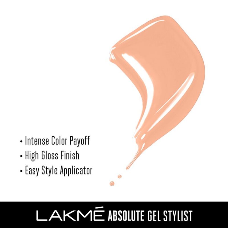 LakmÃ© Absolute Gel Stylist Nail Color, 91 Bubble - 12ml - Image 2