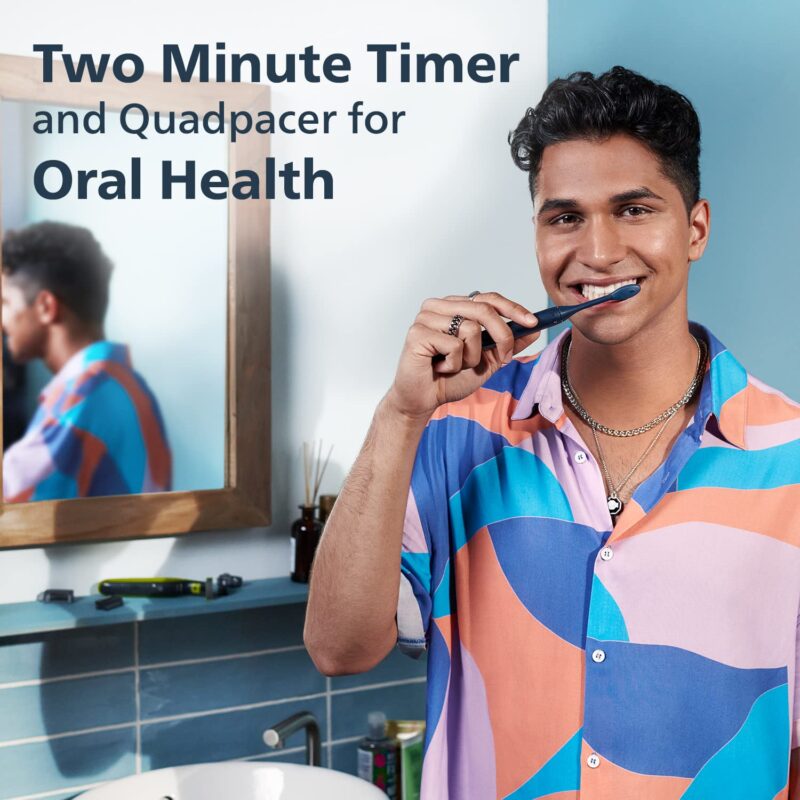 Philips One Electric Toothbrush By Sonicare HY1100/54 - Midnight Blue - Image 3