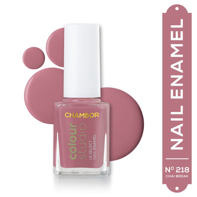 Chambor Colour Studio Le Select Nail Enamel - 218 Chai Break - 10mL - Image 2