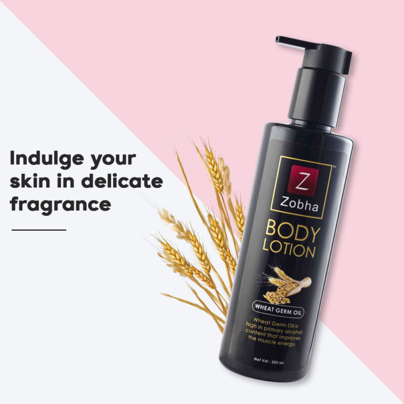 Zobha Body Lotion With Pure Wheat Germ Oil - 250ml - Image 2