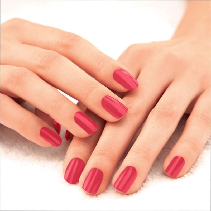 Lakme 9 To 5 Primer + Gloss Nail Colour - Pink Flash 6ml - Image 3