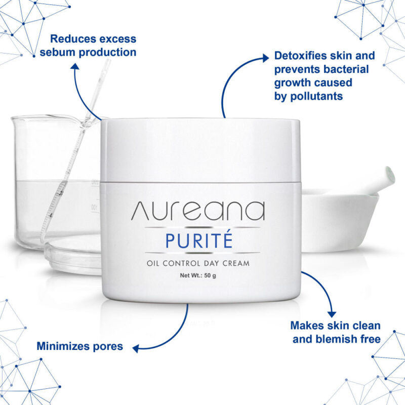 Aureana Purite` Oil Control Day Cream 50 gm - Image 2