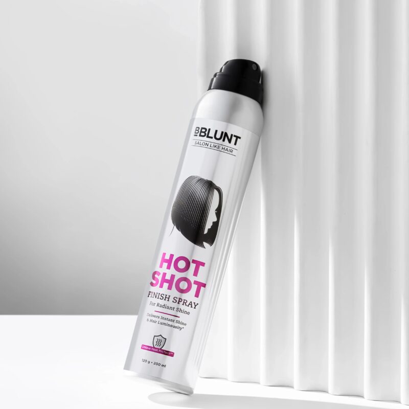 BBlunt Hot Shot Finish Spray For Radiant Shine - 200 ml - Image 2