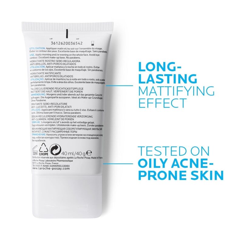 La Roche-Posay OILY SKIN WITH VISIBLE AND ENLARGED PORES, PRONE TO EXCESSIVE SHINE SHINE, VISIBLE PORES - Image 2