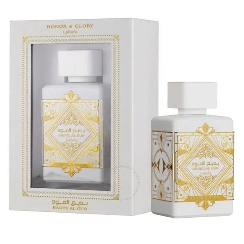 Lattafa  Unisex Bade'e Al Oud Honor & Glory EDP Spray 100ml 3.4 oz Fragrances - Image 4