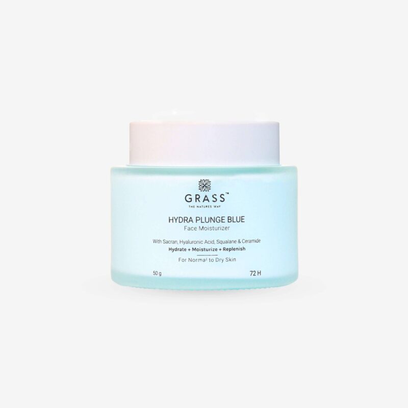 GRASS Hydra Plunge Blue Face Moisturizer, Hydrate + Moisturize + Replenish (50g) - Image 5