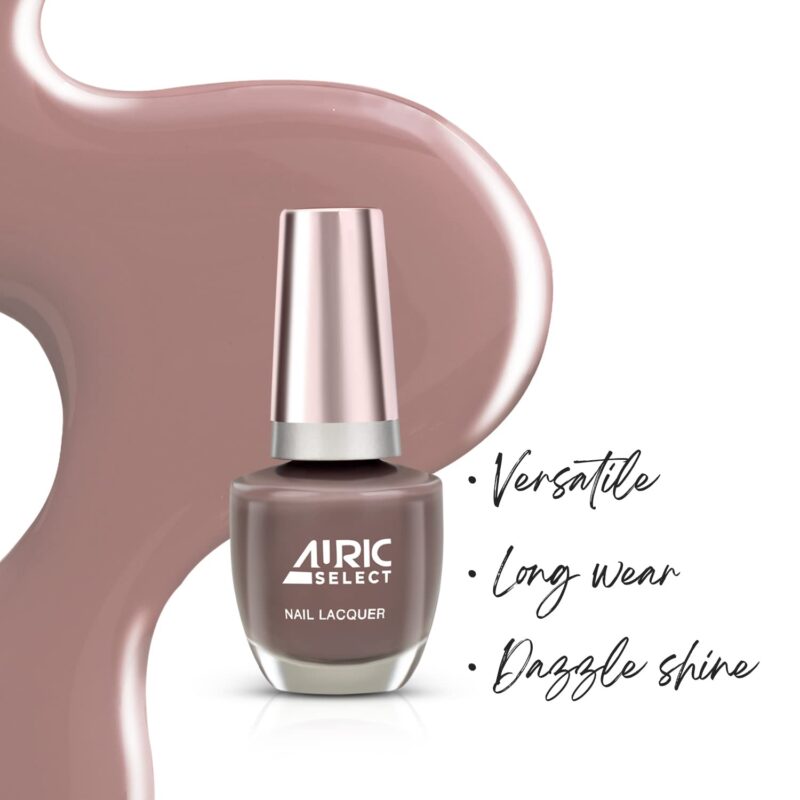 Auric Select Nail Lacquer Dark Bourbon - 15mL - Image 2
