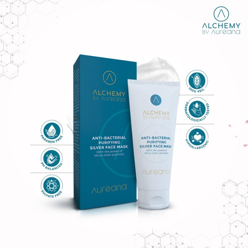 Alchemy By Aureana Antibacterial Purifying Silver Face Mask 50g - Image 2