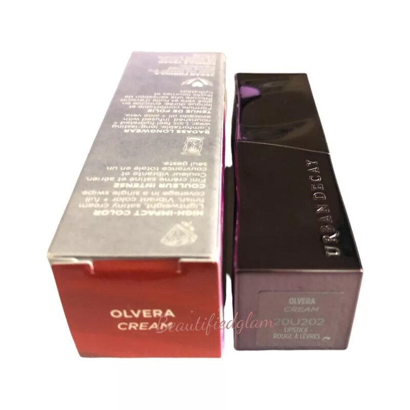 Urban Decay ~ Vice High Impact Vegan Lipstick 3.4g  ~ Olvera Cream - Image 3